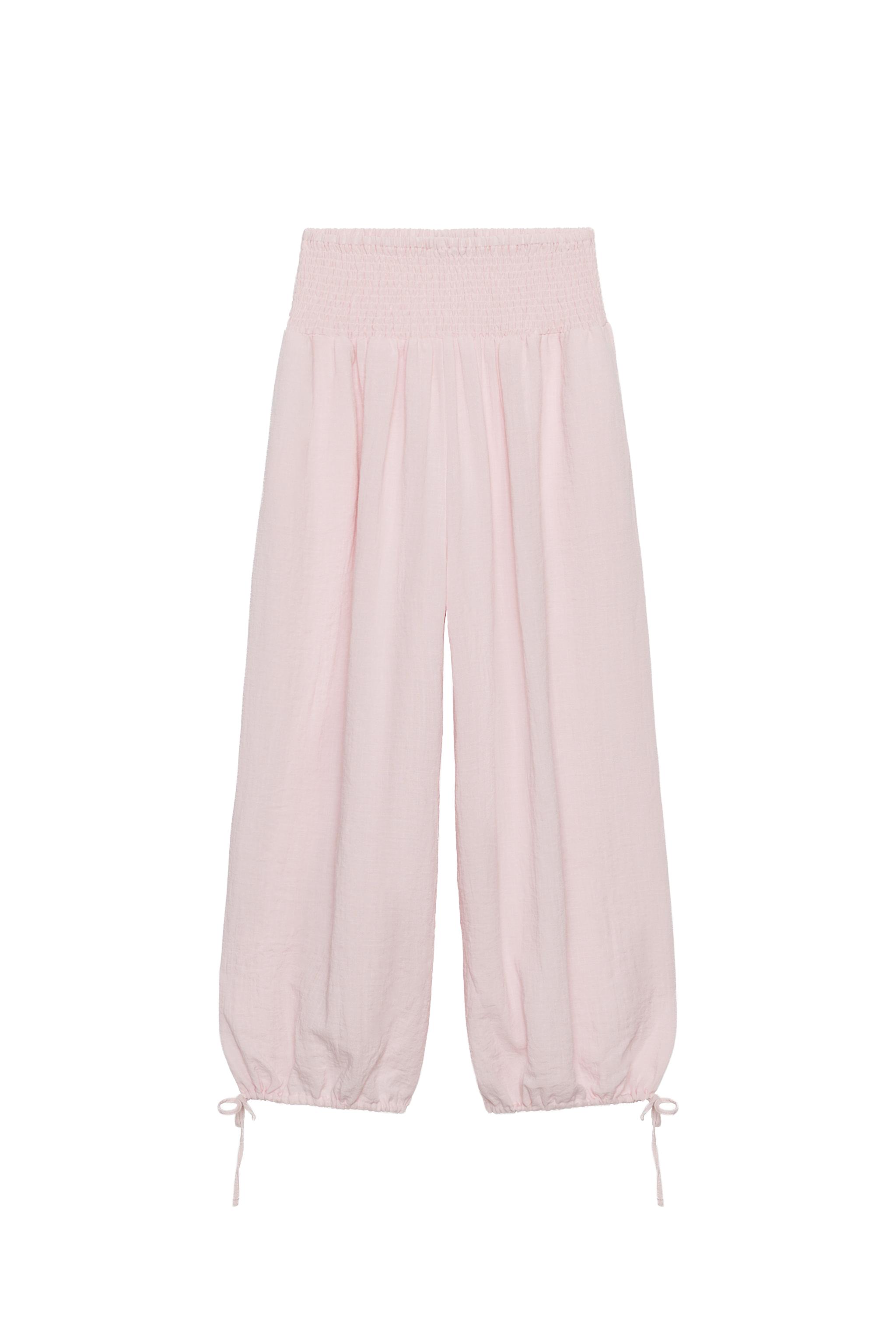 ELASTIC WAIST BAGGY PANTS